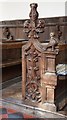 St Andrew, Barningham - Bench end