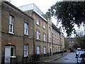 TQ2480 : Block of flats in Runcorn Place, London by PAUL FARMER