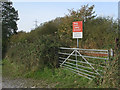 Railway crossing to the west of Pyle