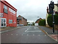 Looking from Mentmore Road into The Wharf