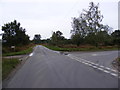 TM3754 : B1078 Orford Road & Access Point No.29 into Tunstall Forest by Geographer
