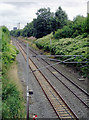 Railway line at Preston Brook, Cheshire