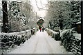 Winter scene in Hathersage (2000)