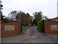 The entrance to Staverton House