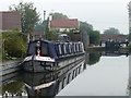 SK5979 : Moored narrowboat, Chesterfield Canal by Christine Johnstone