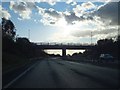 Rope Lane bridge from Shavington over A500