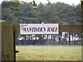 Wantisden Hall sign