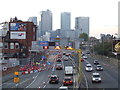 A102 near North Greenwich