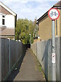 TQ3355 : Public footpath, Caterham-on-the-Hill by Malc McDonald