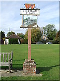 TL7942 : Village Sign by Keith Evans