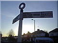 Fingerpost on the corner of Village Road