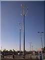 Wind turbines at Sainsbury