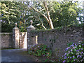 SX8251 : Gate pillars, entrance to Wadstray House  by Robin Stott