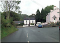 B4338 junction with minor road in Cwrtnewwydd