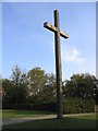 Cross and garden of remembrance, Guildford Cathedral