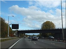 SU7469 : Cutbush Lane (footpath) bridge over M4 by David Smith