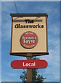 The Glassworks (2) - sign, Camphill, Stourbridge