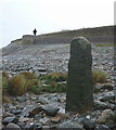 SD4253 : Boundary stone near Bank Houses by Karl and Ali