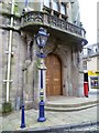 Town Hall doorway and lamppost, Kirkgate