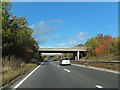 Bridges carrying A4155 over A404 with autumn colour