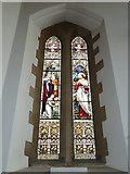 SU1405 : SS Peter & Paul, Ringwood: stained glass window (13) by Basher Eyre