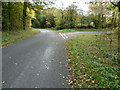 Church Road leading to Dunsfold church