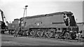 SU4518 : SR Bulleid Light Pacific 'under examination' on Open Day at  Eastleigh Works by Ben Brooksbank