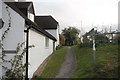 Footpath past the cottages