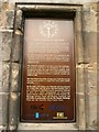 Dysart Tolbooth and Town House information panel