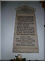 SU1408 : St Mary, Ellingham: war memorial by Basher Eyre