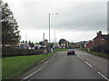 Entering Newtown on A483