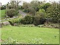 Road junction and River Confluence at Barnmeen