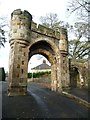 Rossend Castle archway