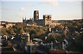 Durham Cathedral from the train window