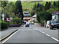 A traffic queue in Ponterwyd