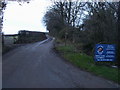 Lane passing Cantref farm