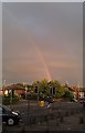 Rainbow over Saffron Lane