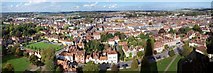 SU1430 : North Salisbury from the Cathedral Spire by Len Williams