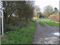 Bridleway heading towards East Hagbourne