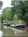 Narrowboats by Dutton Stop Lock, Cheshire