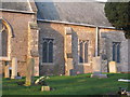 Herringbone masonry at All Saints