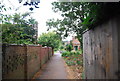 Footpath to Preston Park