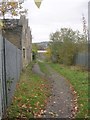 Footpath alongside Railway track - Wharncliffe Road