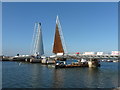 SZ0090 : Poole: the Twin Sails bridge takes shape by Chris Downer