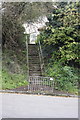 Steps from Laverstock Road to houses