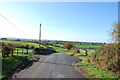 View downhill from Beacon Bank Farm