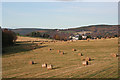 Straw Bales on Blue Hill