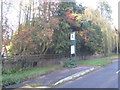 Bus stop at Laughton Wood Corner