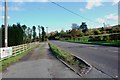 View along Fauld Lane towards Tutbury