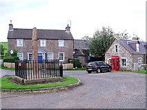 NN9224 : Fowlis Wester village square, Perthshire by nick macneill